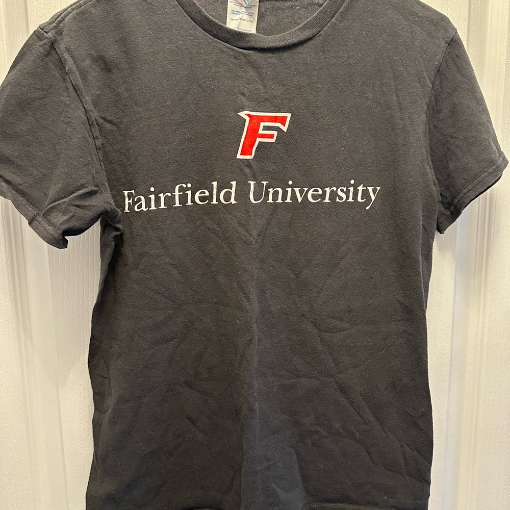 Delta Gray Fairfield University Tee